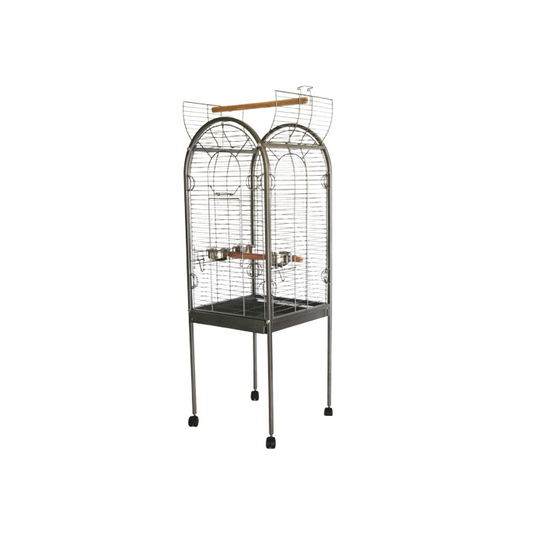 Cage perroquet mât haut Joan Hammertone Anthracite